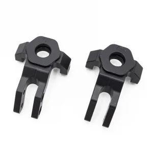 Hobbytech CRX L&R Front Steering Knuckle in aluminium - Black