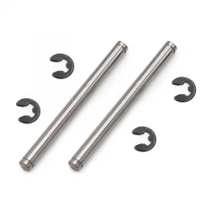 Hobbytech Xmid rear knuckle axle+clips (x2)