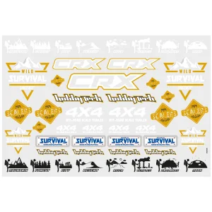 Hobbytech CRX V2 Survival stickers sheet
