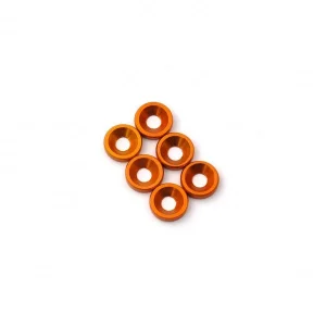Hobbytech Spirit NXT M3 Orange Countersunk Washer