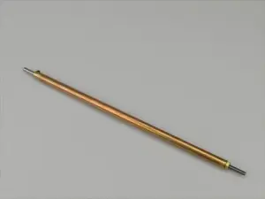 Prop Shaft 8in M4/4mm Stainless Shaft - 8mm dia Brass Tube