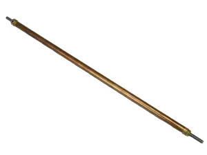 Prop Shaft 11in M4/4mm Stainless Shaft - 8mm dia Brass Tube