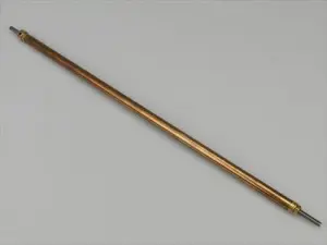 Prop Shaft 11in M4/4mm Stainless Shaft - 8mm dia Brass Tube