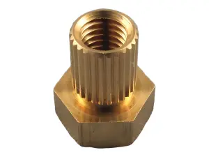 Couple - Tapped Insert 1/4 UNF