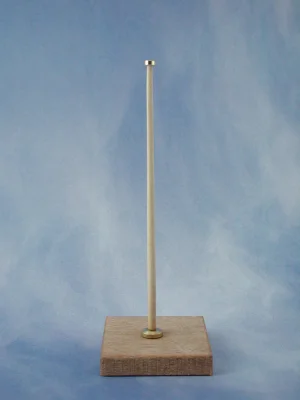 Flush Flagstaff Complete (Brass And Wood)(2)
