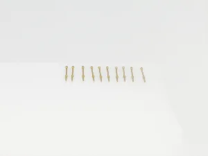 1 Hole Stanchion - Brass 10mm (10)