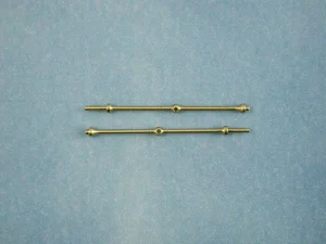 1 Hole Capping Stanchion - Brass 25mm (10)