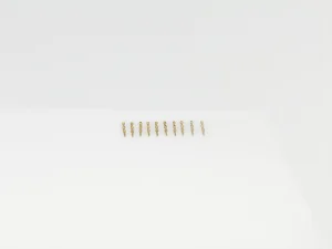 2 Hole Stanchion - Brass 6mm (10)