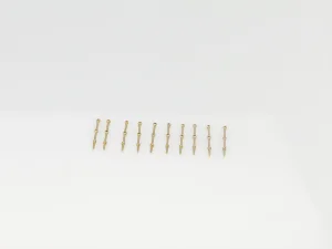 2 Hole Stanchion - Brass 15mm (10)