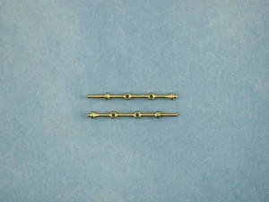 2 Hole Capping Stanchion - Brass 15mm (10)