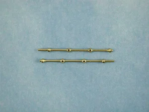 2 Hole Capping Stanchion - Brass 25mm (10)