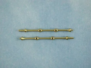 2 Hole Capping Stanchion - Brass 30mm (10)