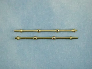 2 Hole Capping Stanchion - Brass 35mm (10)