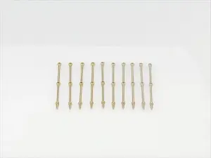 2 Hole Stanchion - Brass 35mm (10)