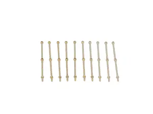 2 Hole Stanchion - Brass 40mm (10)