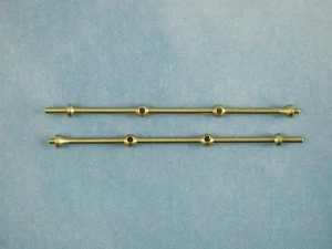 2 Hole Capping Stanchion - Brass 40mm (10)