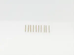 3 Hole Stanchion - Brass 15mm (10)