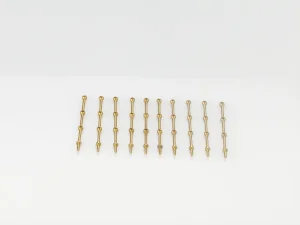 3 Hole Stanchion - Brass 30mm (10)