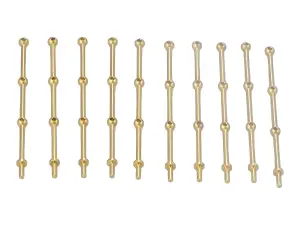 3 Hole Stanchion - Brass 40mm (10)
