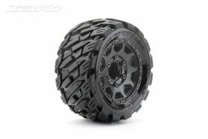Jetko EX Rockform ST Tyres Mounted on Black 2.8 Wheels (2)
