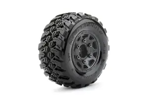 Jetko Extreme King Cobra SC Tyres On 2.2 SC 12mm Hex Black Wheels (2)