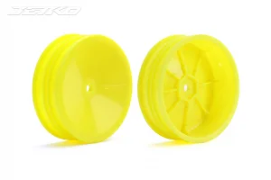 Jetko 1:10 Buggy Wheels - Yellow - 2WD Slim Front (2)