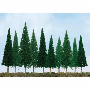 JTT 92001 Scenic-Pine, 1 to 2, Z-Scale, (55 per pack)