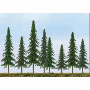 JTT 92025 Econo-Spruce, 1 to 2, Z-Scale, (55 per pack)