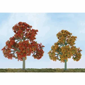 JTT 92110 Scenic Fall Deciduous, 2 to 2.5, N-Scale, (9 per pack)