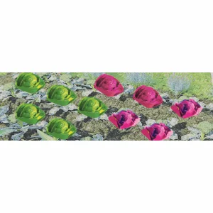 JTT 95527 Cabbage & Lettuce, 1/4 width, HO-Scale, (20 per pack)