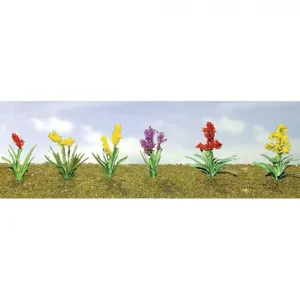 JTT 95560 Assorted Flower Plants 2, O-Scale, (10 per pack)