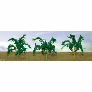JTT 95578 Eggplant, O-Scale, (6 per pack)