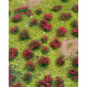 JTT 95604 Flowering Meadow Red, 5 x 7, Sheet