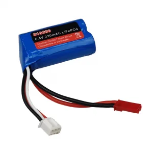 Joysway 6.4V 320Mah Lifepo4 Battery With Balance Charging Pl