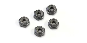 Kyosho Aluminium Nylon Lock Nuts M2.6 X3.0 (5) Gun Metal