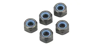 Kyosho Nylon Lock Nuts M3 X3.3 (5)
