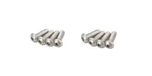 Kyosho Hex Titan Button Screws 3X10mm (8)
