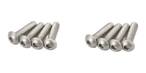 Kyosho Hex Titan Button Screws 3X12mm (8)