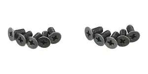 Kyosho Flat Head 2.6X8mm Metallic Screws (10)