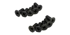 Kyosho Flat Head 3X8mm Metallic Screws (10)