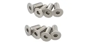 Kyosho Titan Hex Flat Head Screws 3X8mm (8)