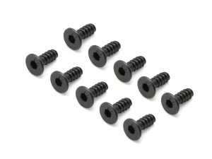 Kyosho TP Hex Flat Head Screws M3x8mm (10)