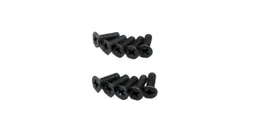 Kyosho Flat Head 3X10mm Metallic Screws (10)