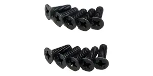 Kyosho Flat Head 3X10mm Metallic Screws (10)