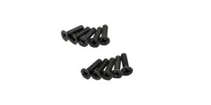 Kyosho Flat Head 3X12mm Metallic Screws (10)