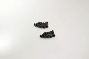 Kyosho Flat Head 3X12mm Metallic Screws (10)