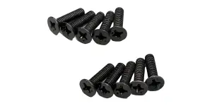 Kyosho Flat Head 3X12mm Metallic Screws (10)