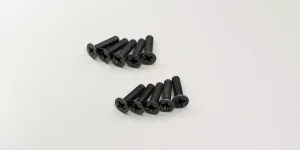 Kyosho Flat Head 3X12mm Metallic Screws (10)