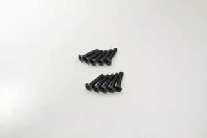 Kyosho Flat Head 3X16mm Metallic Screws (10)