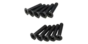Kyosho Flat Head 3X16mm Metallic Screws (10)